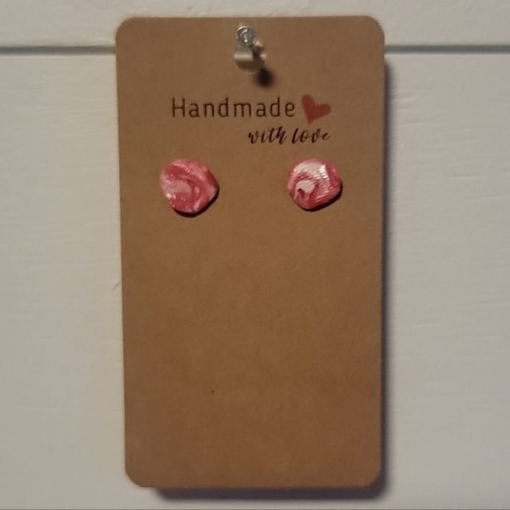 Christmas Peppermint Pattie "Ugly Sweater" Handmade Earrings